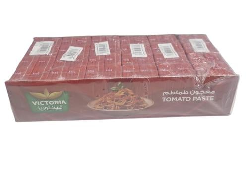 معجون طماطم فيكتوريا 135 جرام كرتون 48 حبة
