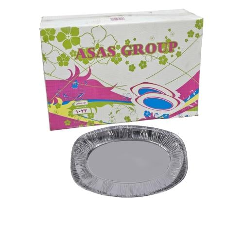 اساس صحون قصدير مشويات رقم 1023 كرتون 50 حبة