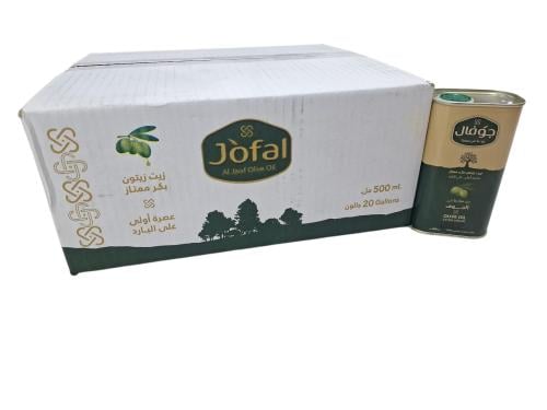 جوفال زيت زيتون جالون 500 مل كرتون 20 حبة