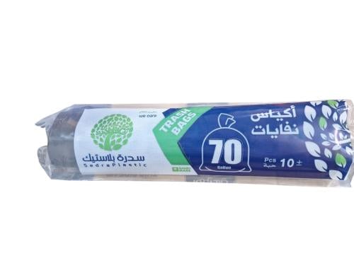 سدرة اكياس نفايات 70 جالون 10 كيس