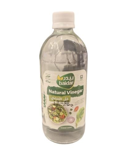 بيدر خل ابيض طبيعي قوارير 473 مل