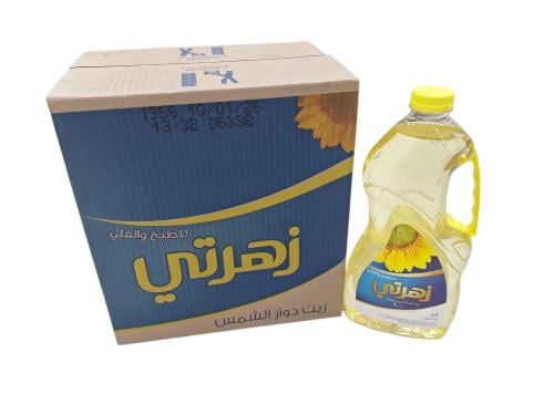 6-زيت زهرتي 1.5 لتر كرتون