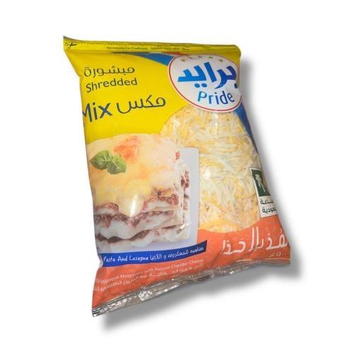 برايد جبنة مبشوة موزريلا مكس 900غ