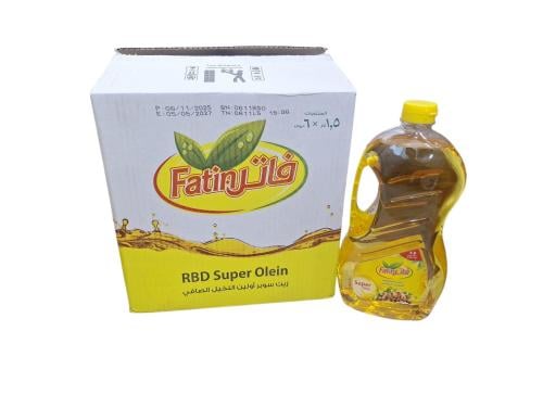 زيت فاتن سوبر اولين النخيل الصافي 1.5 لتر كرتون 6...