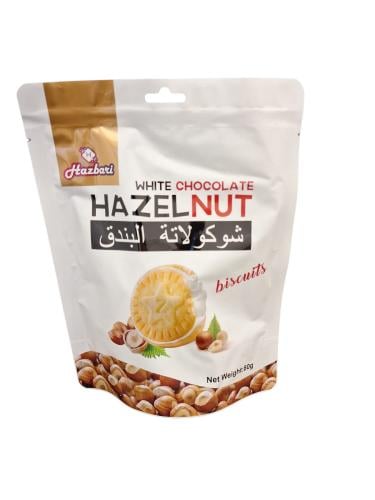 هزبري بسكويت شوكولاتة البندق البيضاء 80 جرام