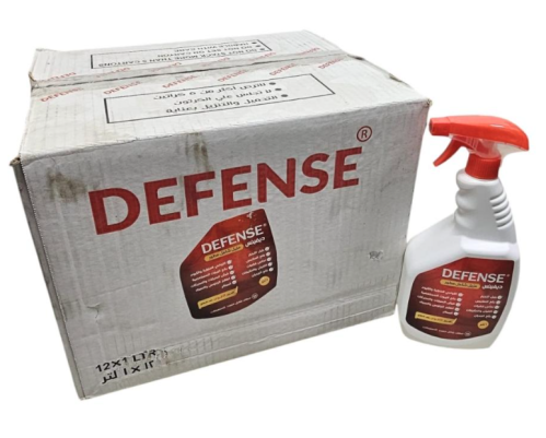 ديفنس منظف شامل مطور احمر 1 لتر كرتون 12 حبة