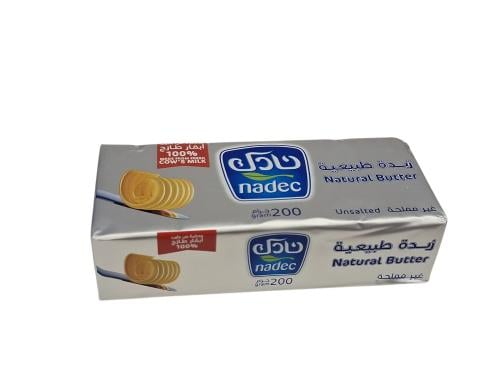 نادك زبدة طبيعية فويل غير مملحة 200 جرام