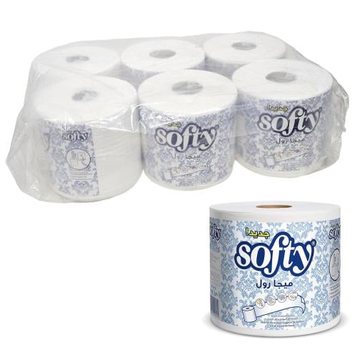 6-سوفتي ماكسي رول 300 متر كرتون