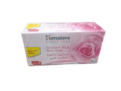 هيمالايا صابون مرطب روز الغنية بالورد 125غ *6