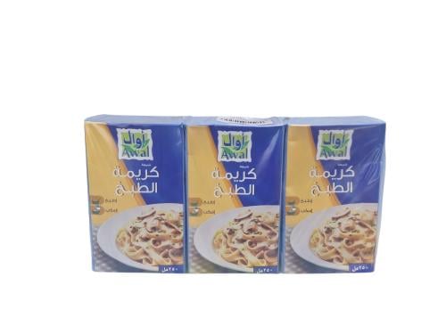 اوال كريمة الطبخ 250 مل*3 حبة