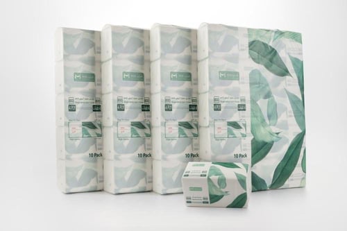 مناديل هدب 800 منديل 10 علبة بندلة 4 شدات