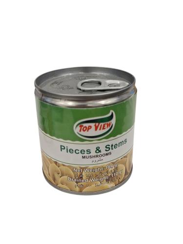 24-توب فيو شرائح المشروم 184غ كرتون