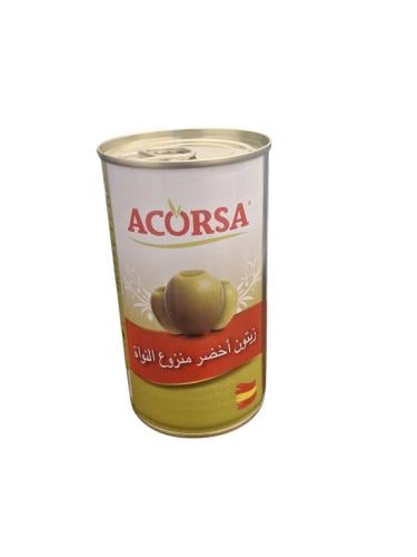 اكورسا زيتون اخضر بدون بذر 350 جم