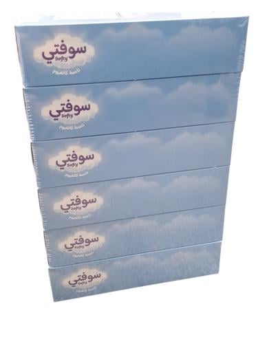 مناديل وجه سوفتي 10 علبة
