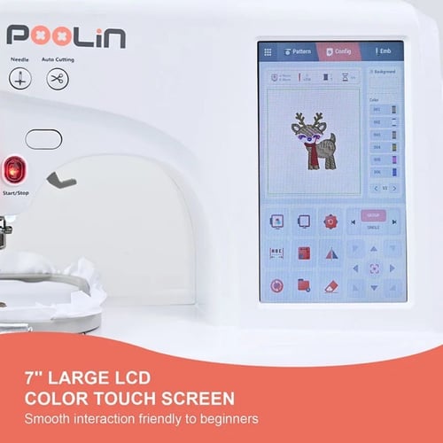 مكينة تطريز خياطة كمبيوتر