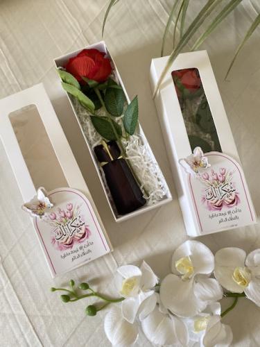 بوكس الورد مع عطر
