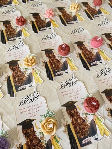 شمعة ورد للخريجات