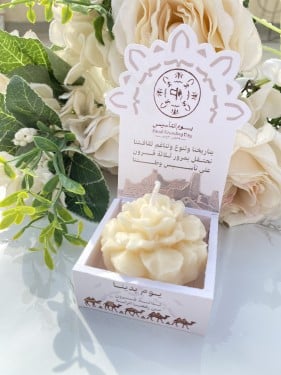 شمعة ورد