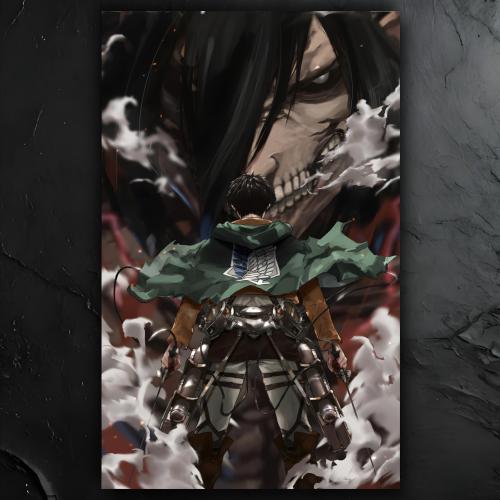 لوحة معدنية Attack on Titan R2