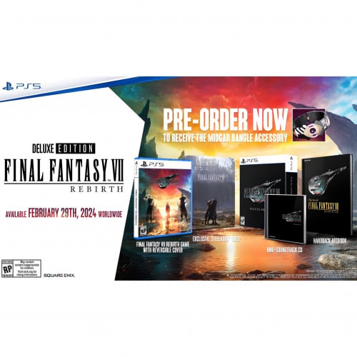 final fantasy VII rebirth deluxe edition ps5