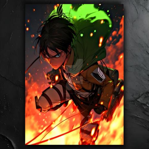 لوحة معدنية Attack on Titan R1