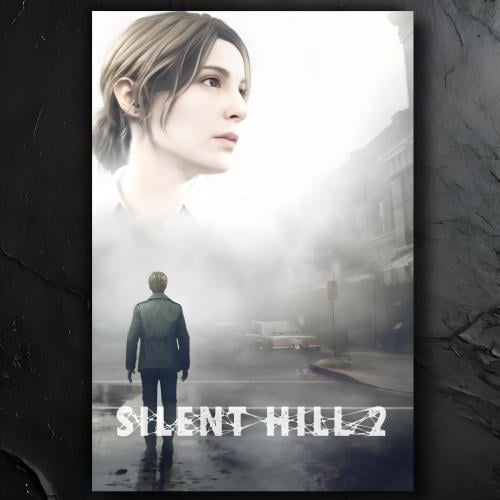 Silent hell metal poster