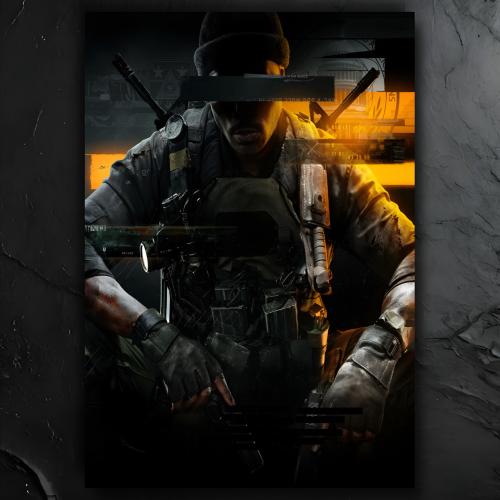 لوحة معدنية COD : Black Ops 6