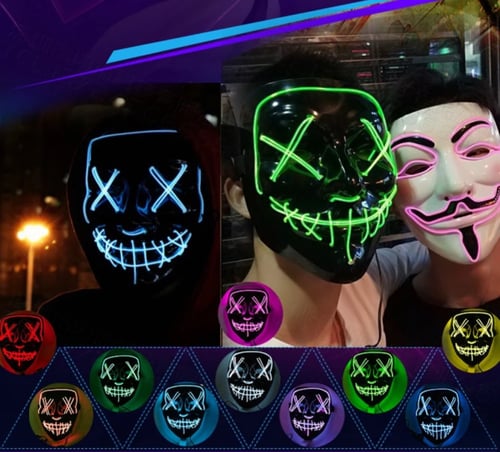 قناع مضيئ LED Mask