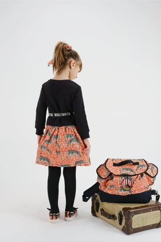 فستان زيبرا