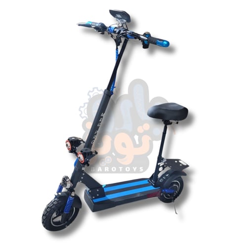 سكوتر الوحش الكهربائي الأسود محرك بقوة 1200W | الأ...