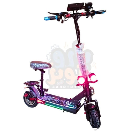 السكوتر الكهربائي ابو كشافين بورد x12 1200W بطارية...