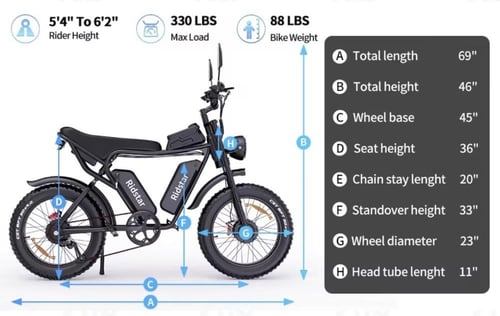 دراجة رياضية كهربائية محركين و بطاريتين Q3