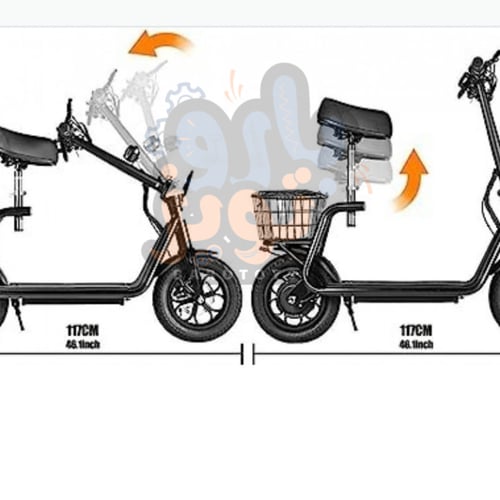 سكوتر كهربائي سله 48V ( برو الكبير )2025