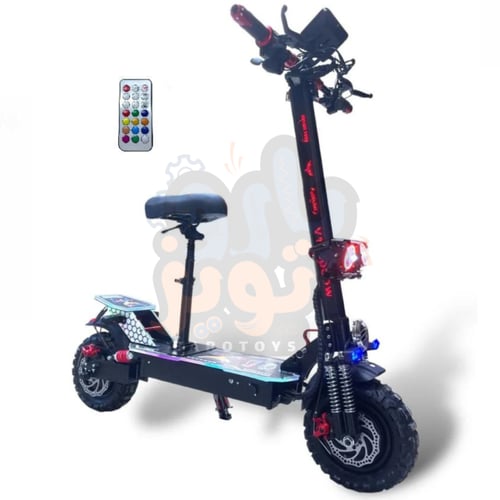 سكوتر الوحش محركين كهربائي 2025 3000W