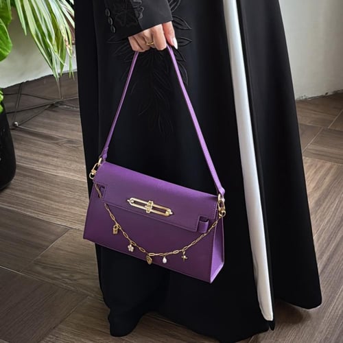 purple bag