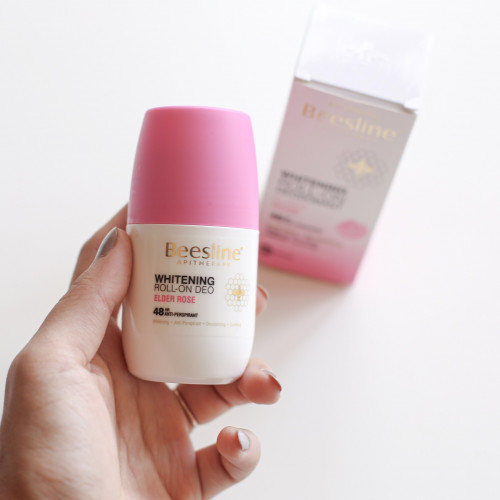 بيزلين رول اون مزيل عرق ومفتح للبشرة عطر الورد