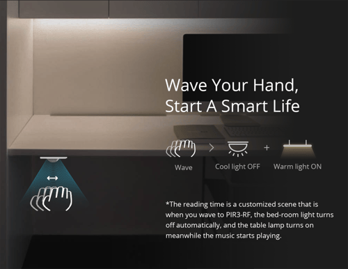 حساس حركة يرتبط ويعمل مع جهاز SONOFF RF BridgeR2