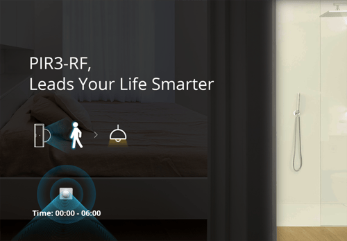 حساس حركة يرتبط ويعمل مع جهاز SONOFF RF BridgeR2