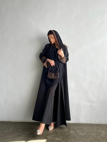 عباية قماش كريب | G79