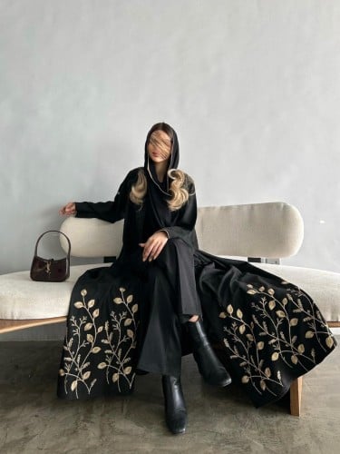 عباية شمواه شتوية اسود - G76