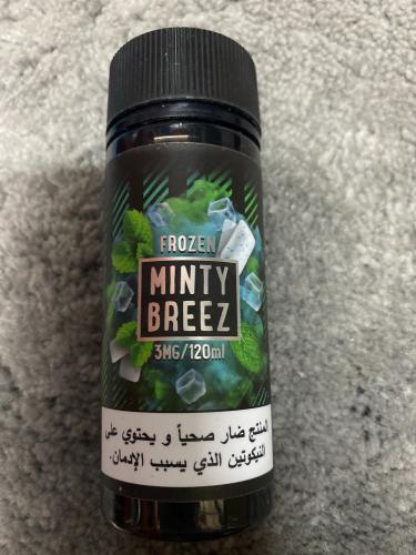 نكهه منتي بريز فروزن 3 نيكوتين