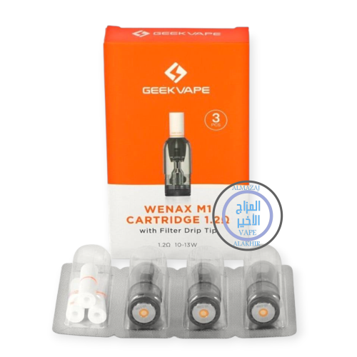 Wenax M1 cartridge with filter drip tip