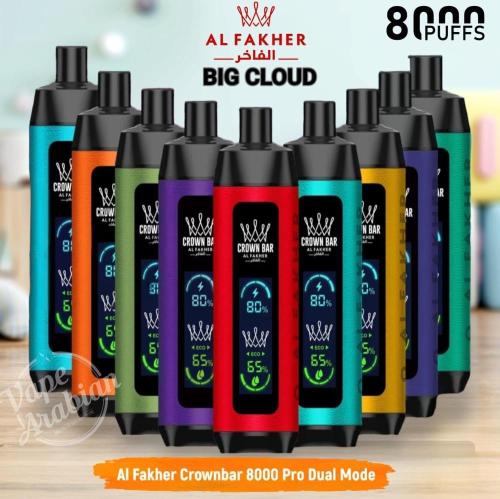 Ready Shisha Al Fakher Crown Bar 8000 puffs CROWN...