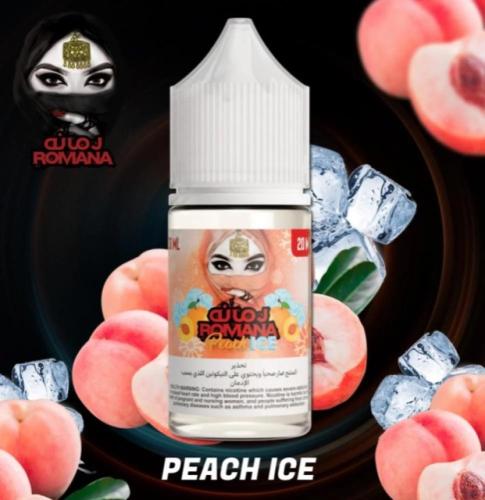 Pomegranate, peach, ice flavor