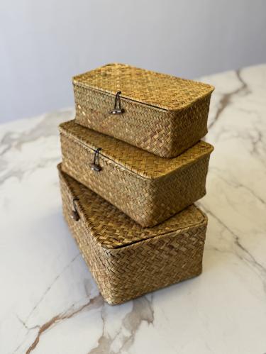 سله بامبو مستطيله