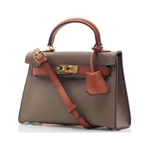 شنطة هرمز صغير لوقو ذهبي