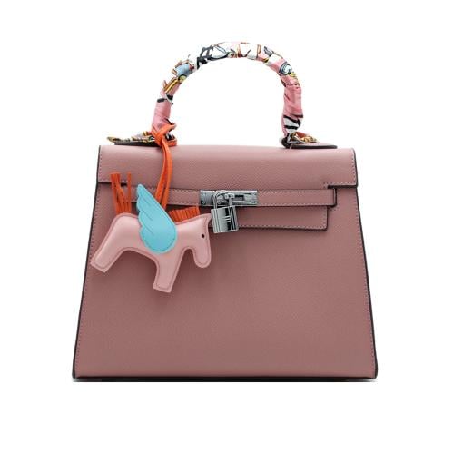 شنطة هرمز كبير لوقو فضي