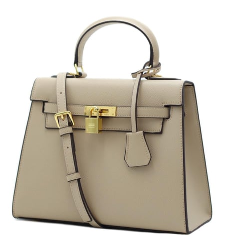 شنطة هرمز كبير لوقو ذهبي