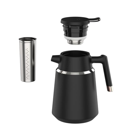 شاها ترمس ديكور ستانلس ستيل مع فلتر، سعة 1.8 لتر