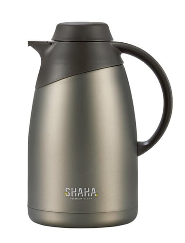 شاها ترمس ستانلس ستيل مع فلتر، سعة 1.4 لتر